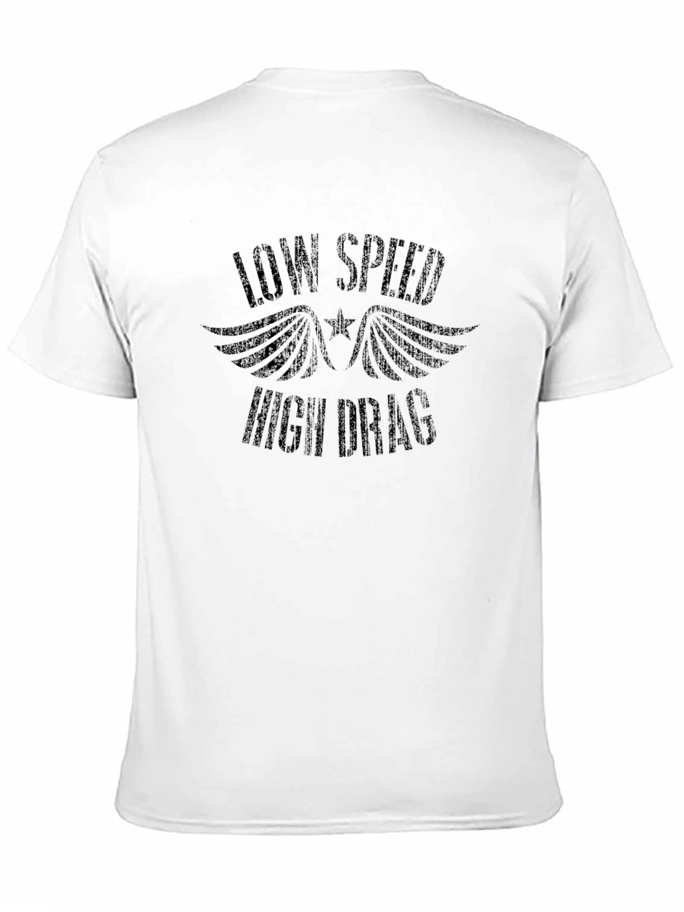 Low Speed High Drag Black T-Shirt