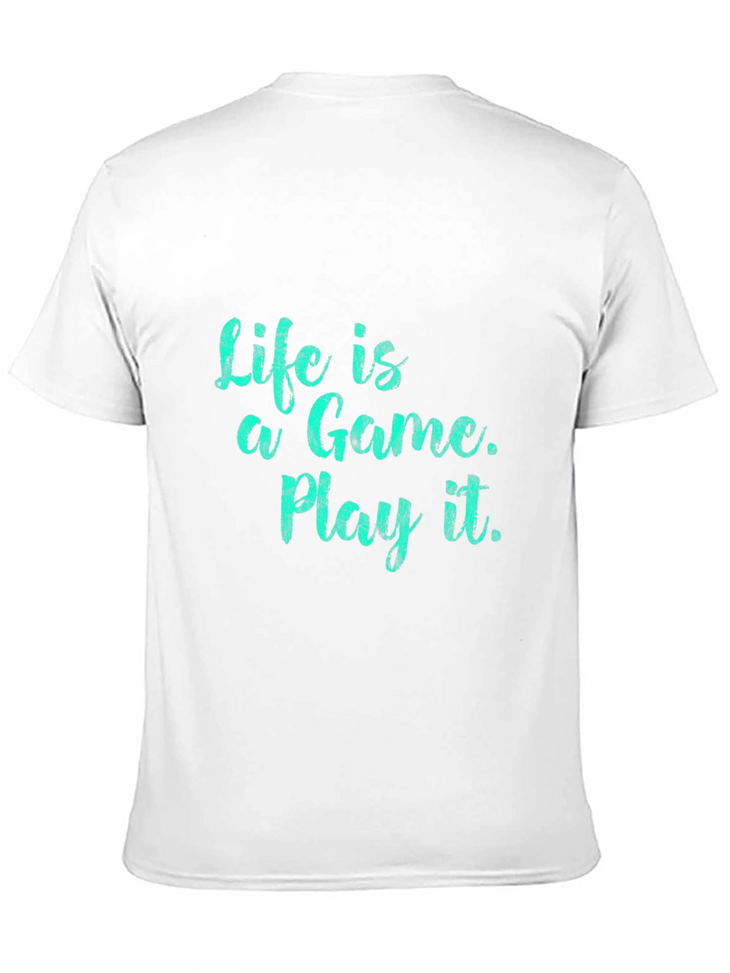 Life is a Game Black T-Shirt