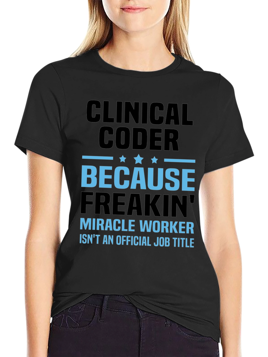 Clinical Coder Graphic Tee - Miracle Worker Edition