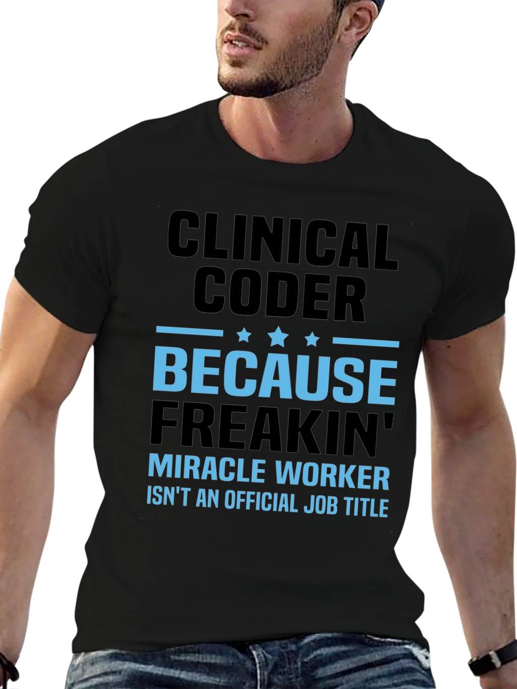 Clinical Coder Graphic Tee - Miracle Worker Edition