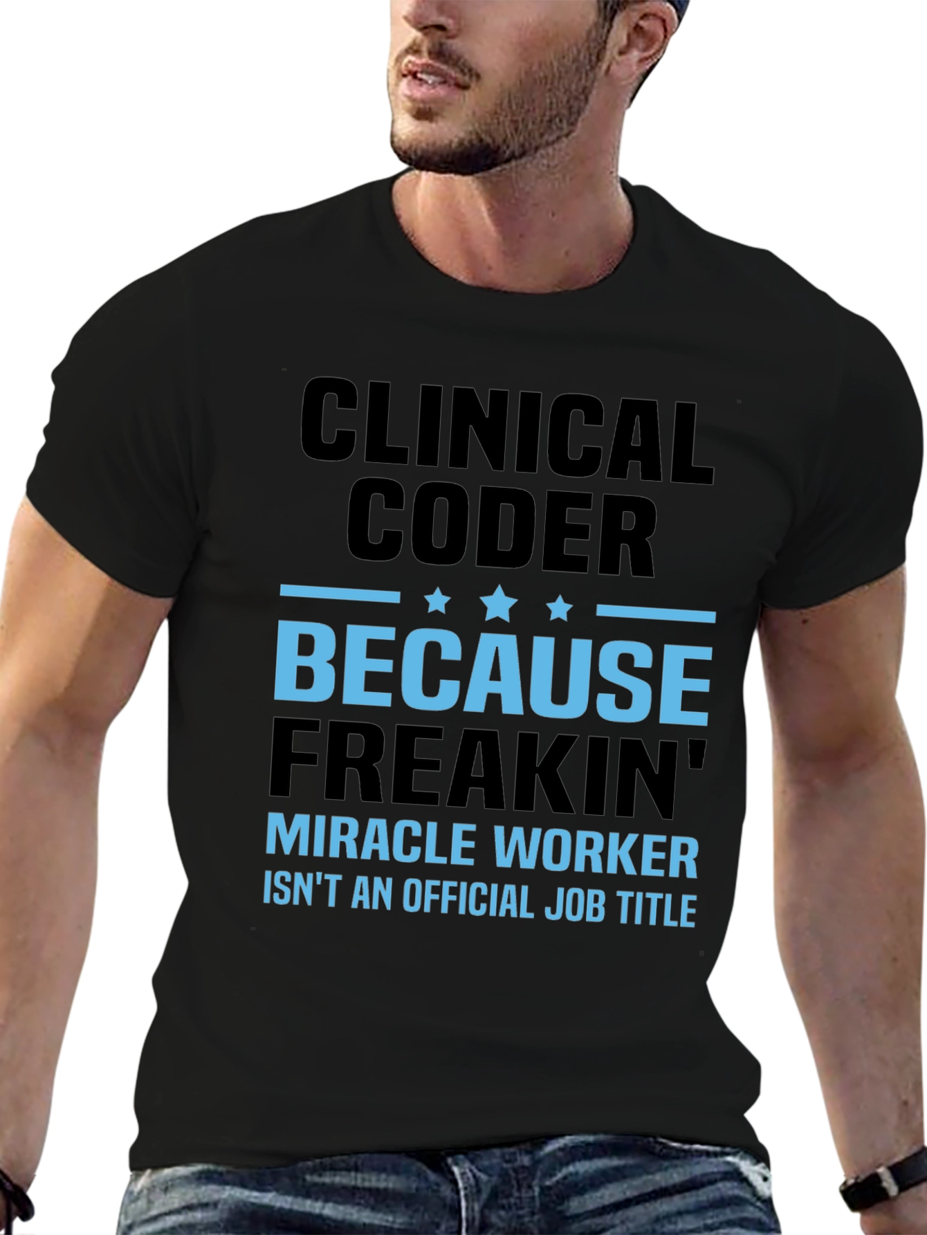 Clinical Coder Graphic Tee - Miracle Worker Edition