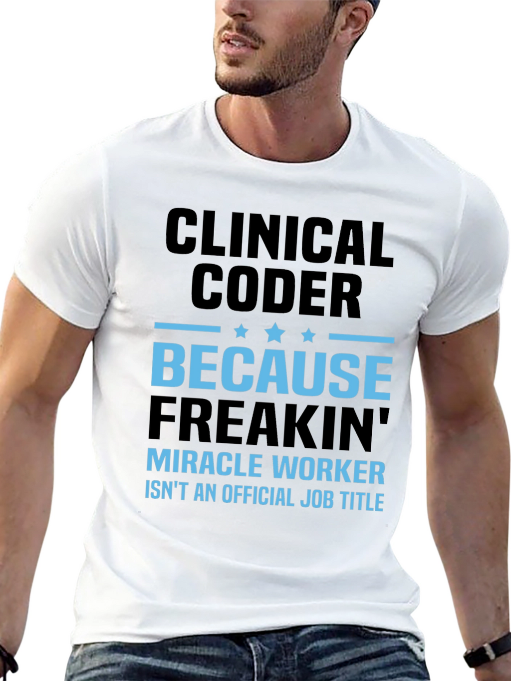 Clinical Coder Graphic Tee - Miracle Worker Edition