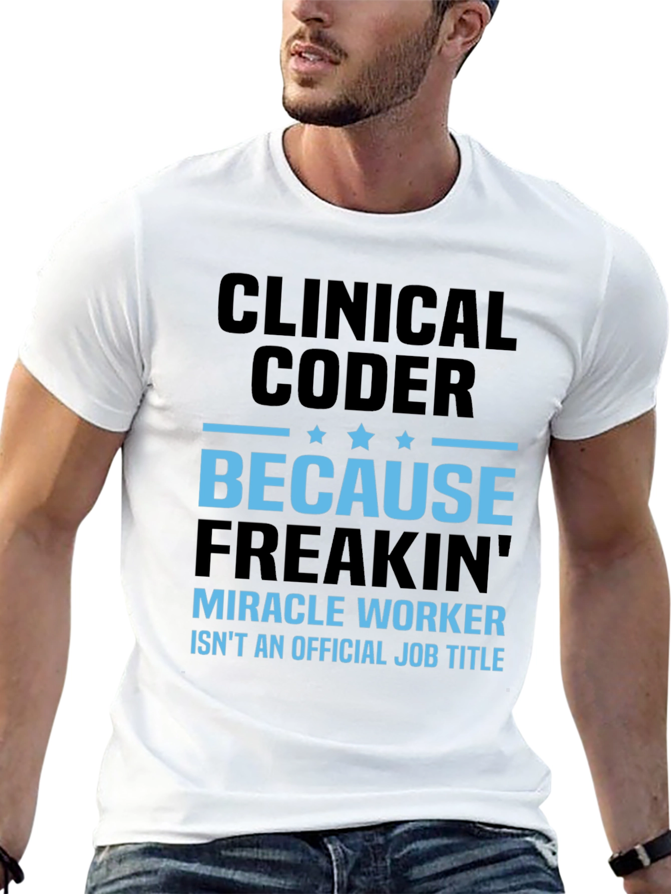 Clinical Coder Graphic Tee - Miracle Worker Edition