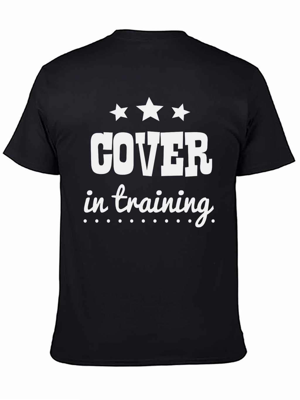 Cover In Training Graphic Black T-Shirt