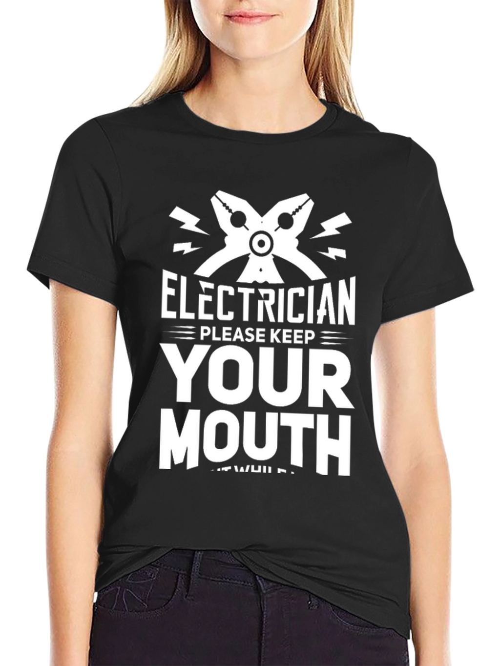 Electrician Keep Your Mouth Shut T-Shirt