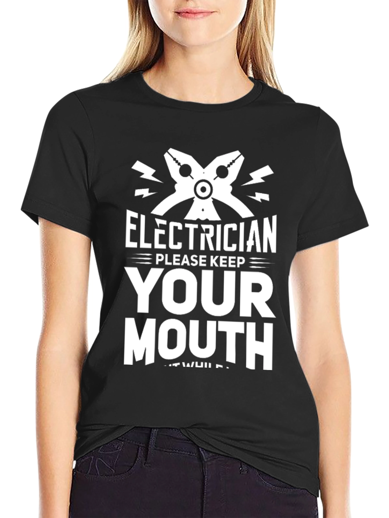 Electrician Keep Your Mouth Shut T-Shirt