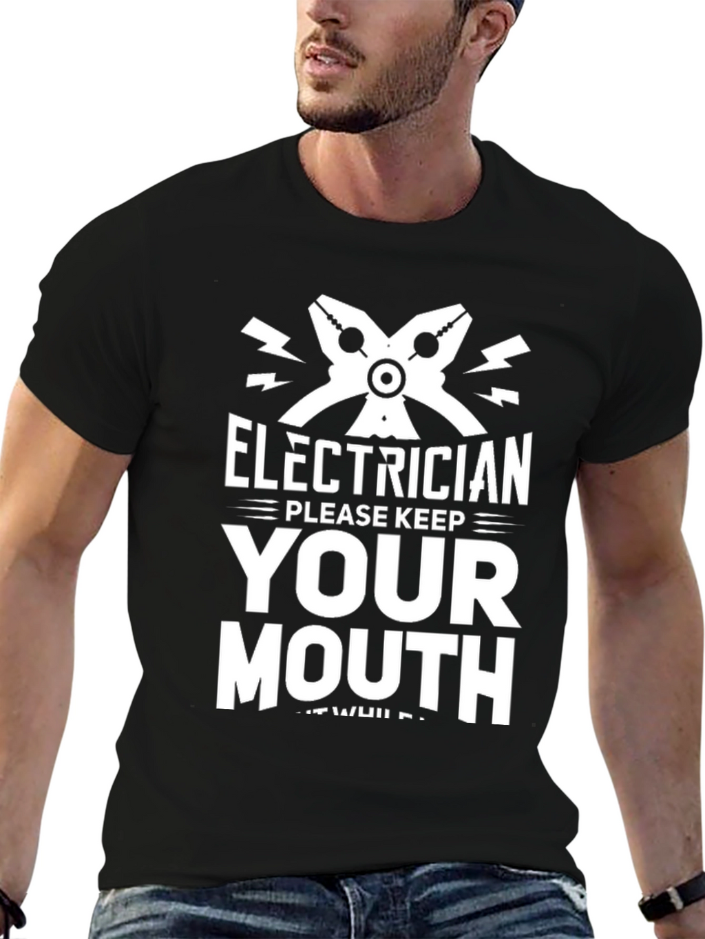 Electrician Keep Your Mouth Shut T-Shirt