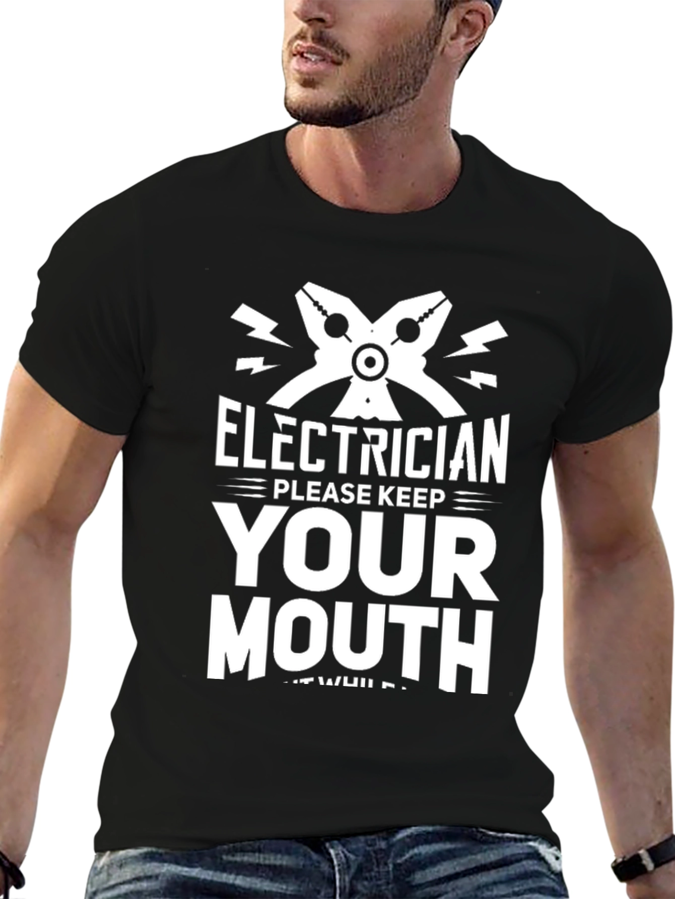 Electrician Keep Your Mouth Shut T-Shirt