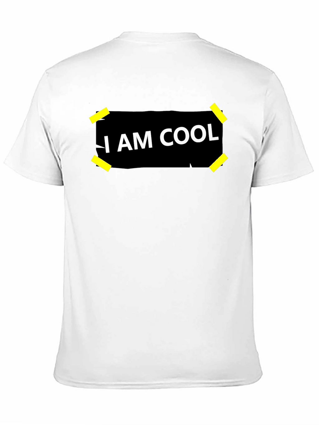 I Am Cool Graphic Black T-Shirt