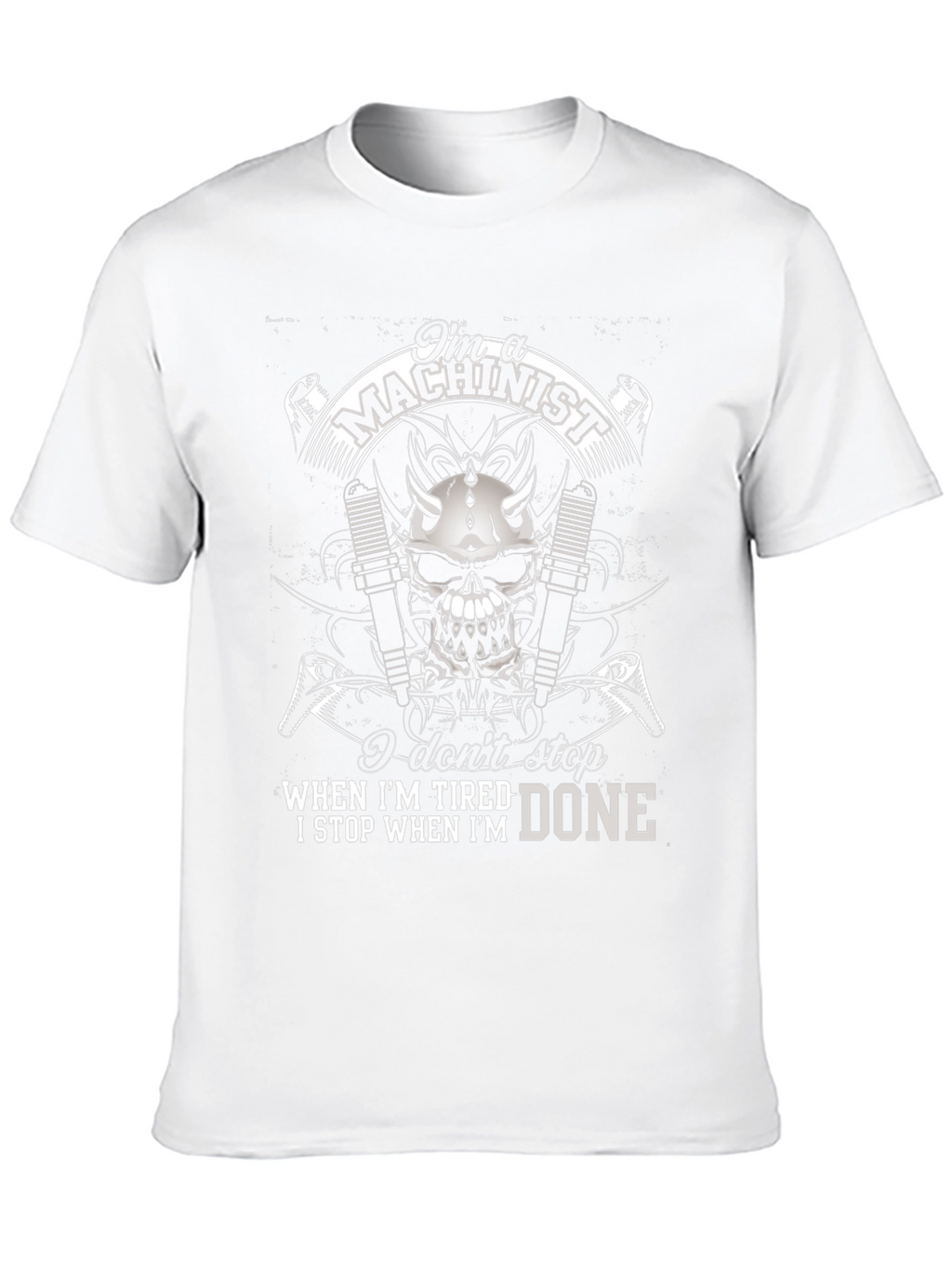 Machinist Skull Graphic T-Shirt