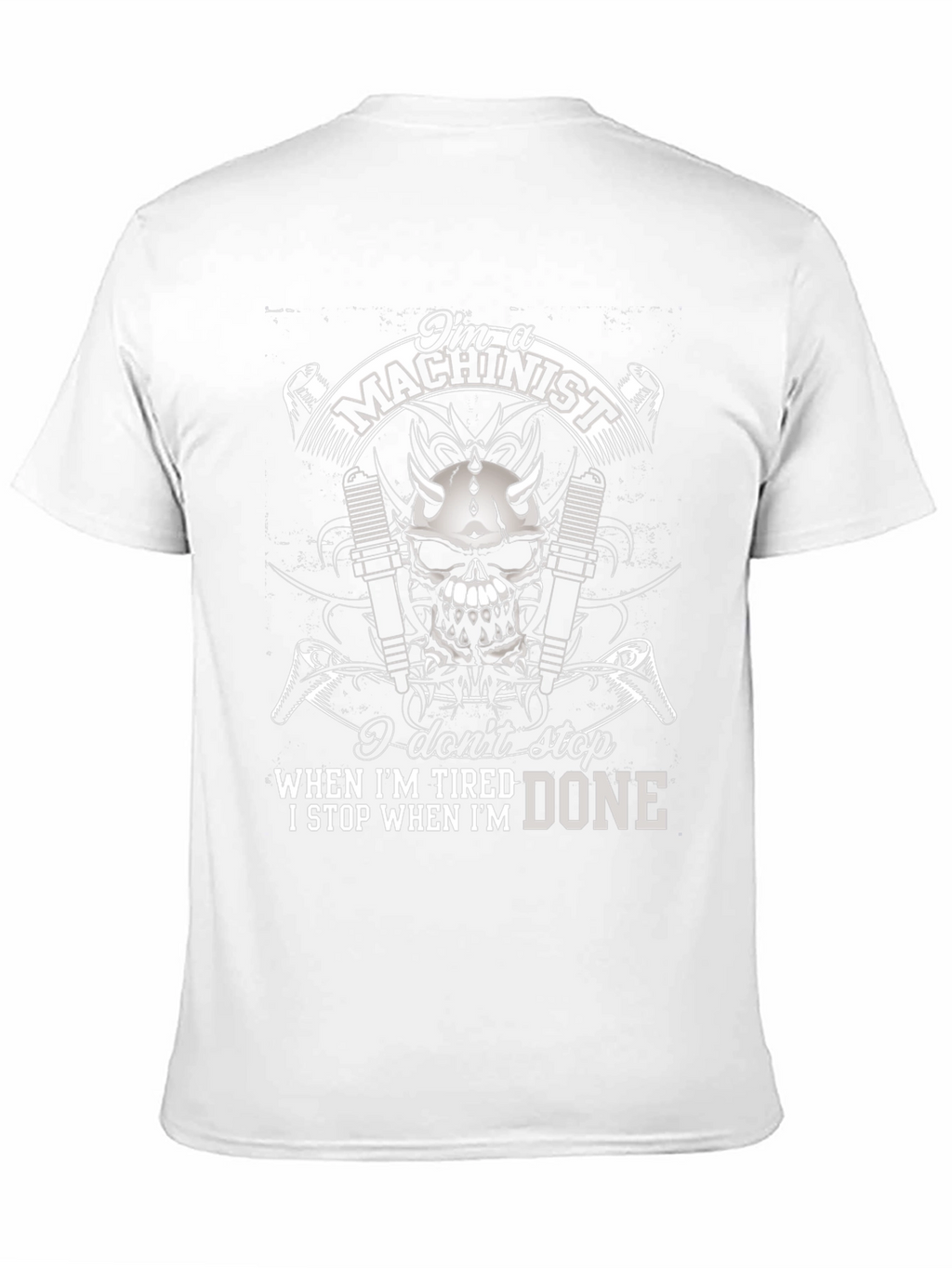 Machinist Skull Graphic T-Shirt
