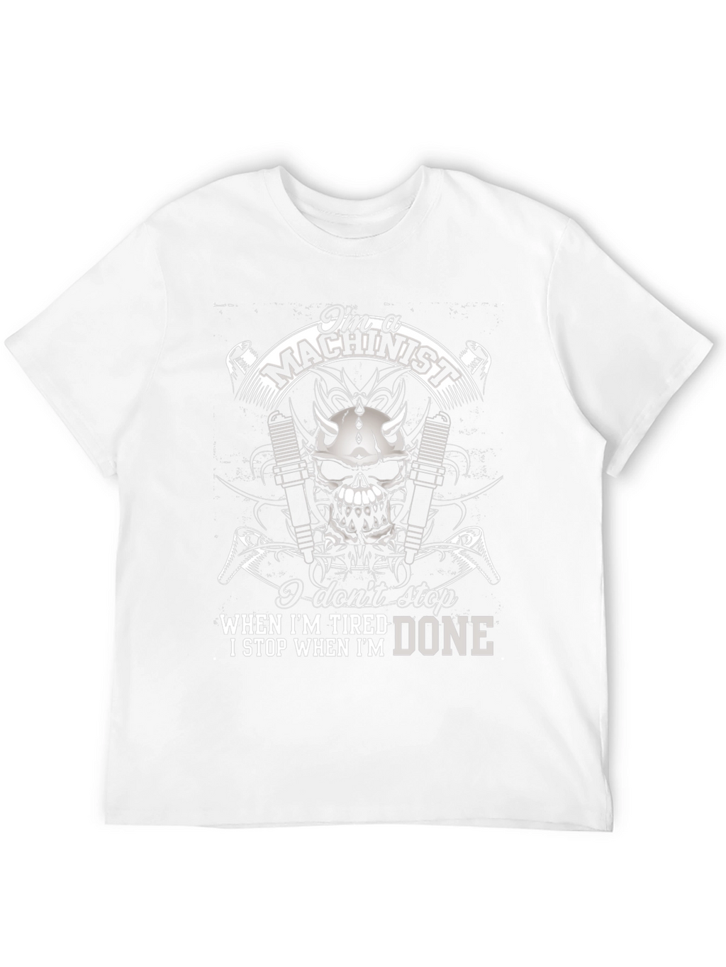 Machinist Skull Graphic T-Shirt