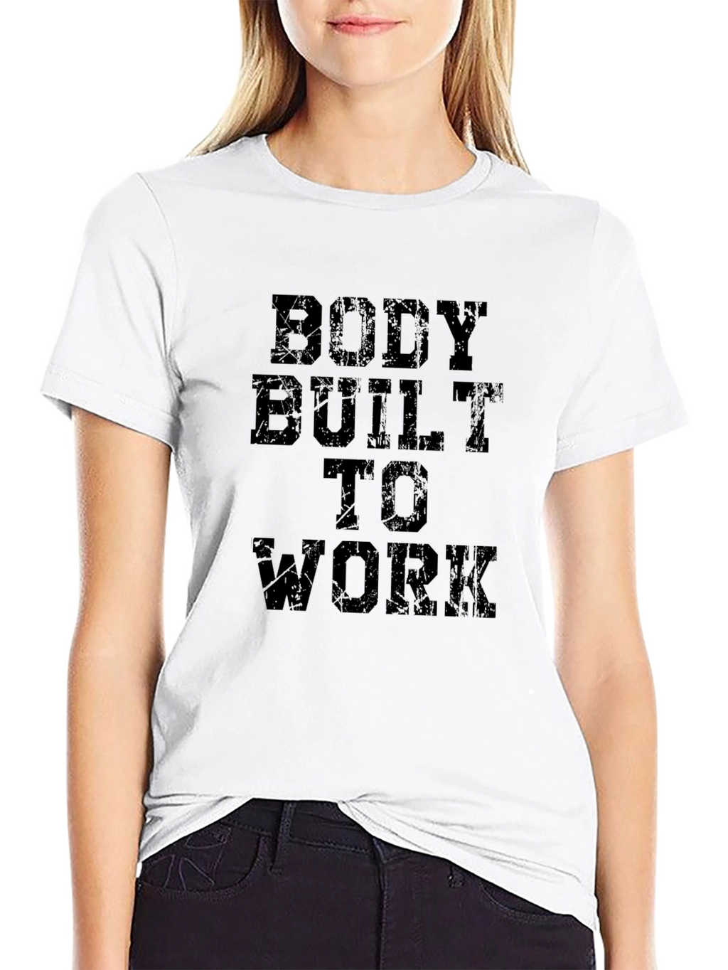 Body Built to Work Graphic T-Shirt - Black