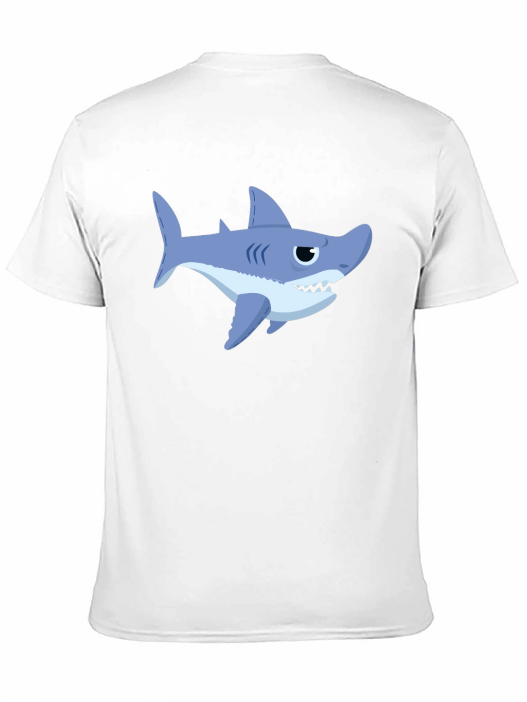 Shark Graphic Print Crew Neck T-Shirt