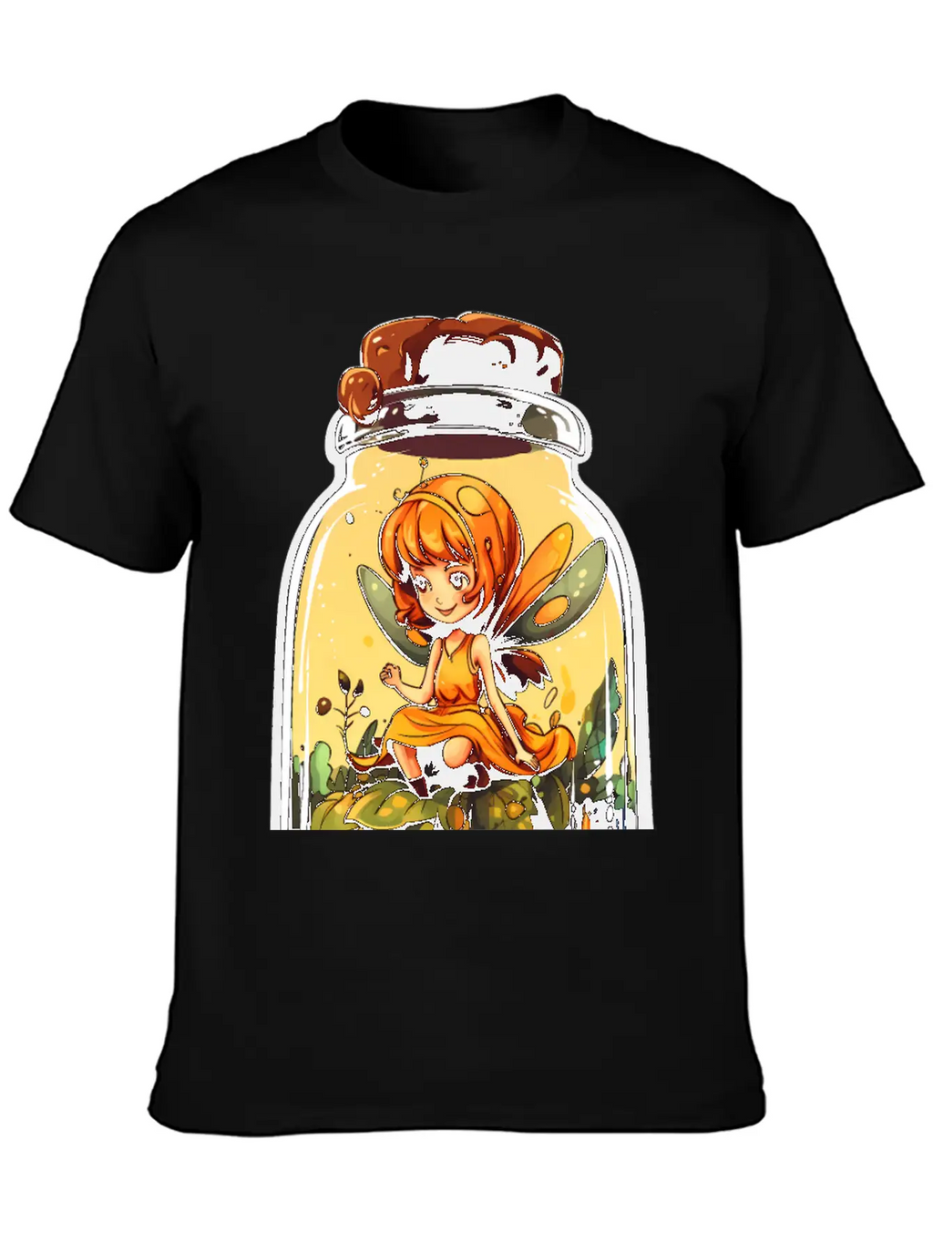 Fairy In A Jar Essential Cotton Tee For Daily Outfits – Unisex Style