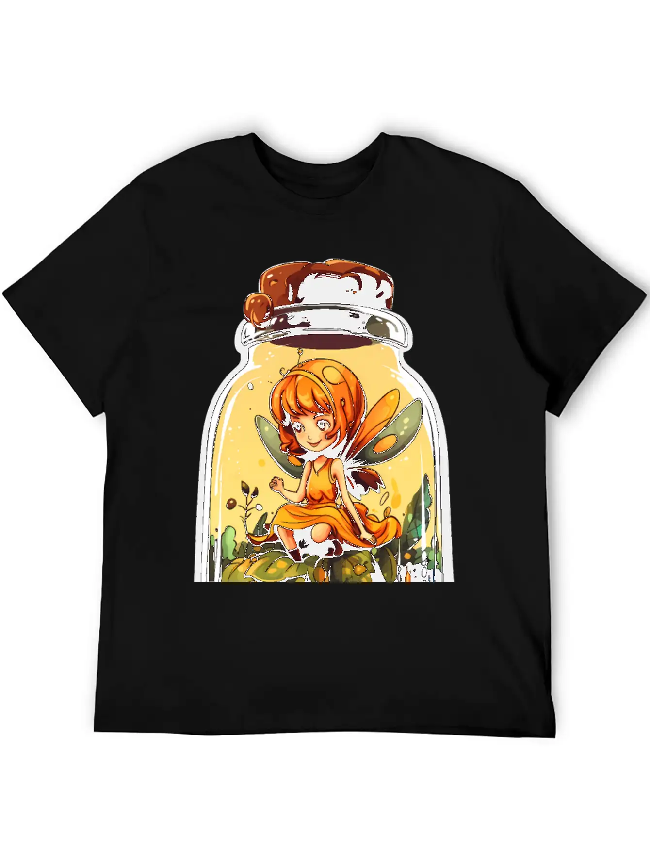 Fairy In A Jar Essential Cotton Tee For Daily Outfits – Unisex Style
