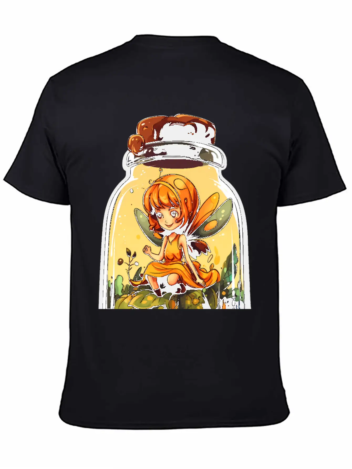 Fairy In A Jar Essential Cotton Tee For Daily Outfits – Unisex Style