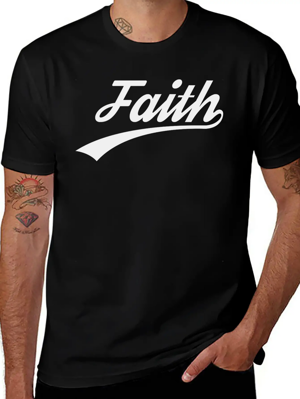 Faith,Christian, Faith, Jesus, Bible, Love, Bible Breathable Soft Cotton T-Shirt – Timeless Casual Look