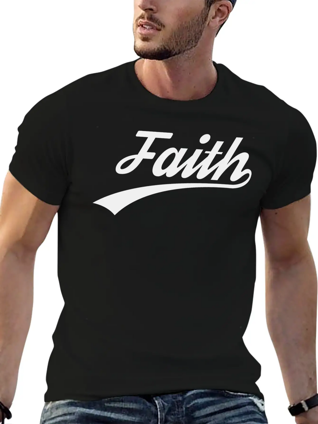 Faith,Christian, Faith, Jesus, Bible, Love, Bible Breathable Soft Cotton T-Shirt – Timeless Casual Look
