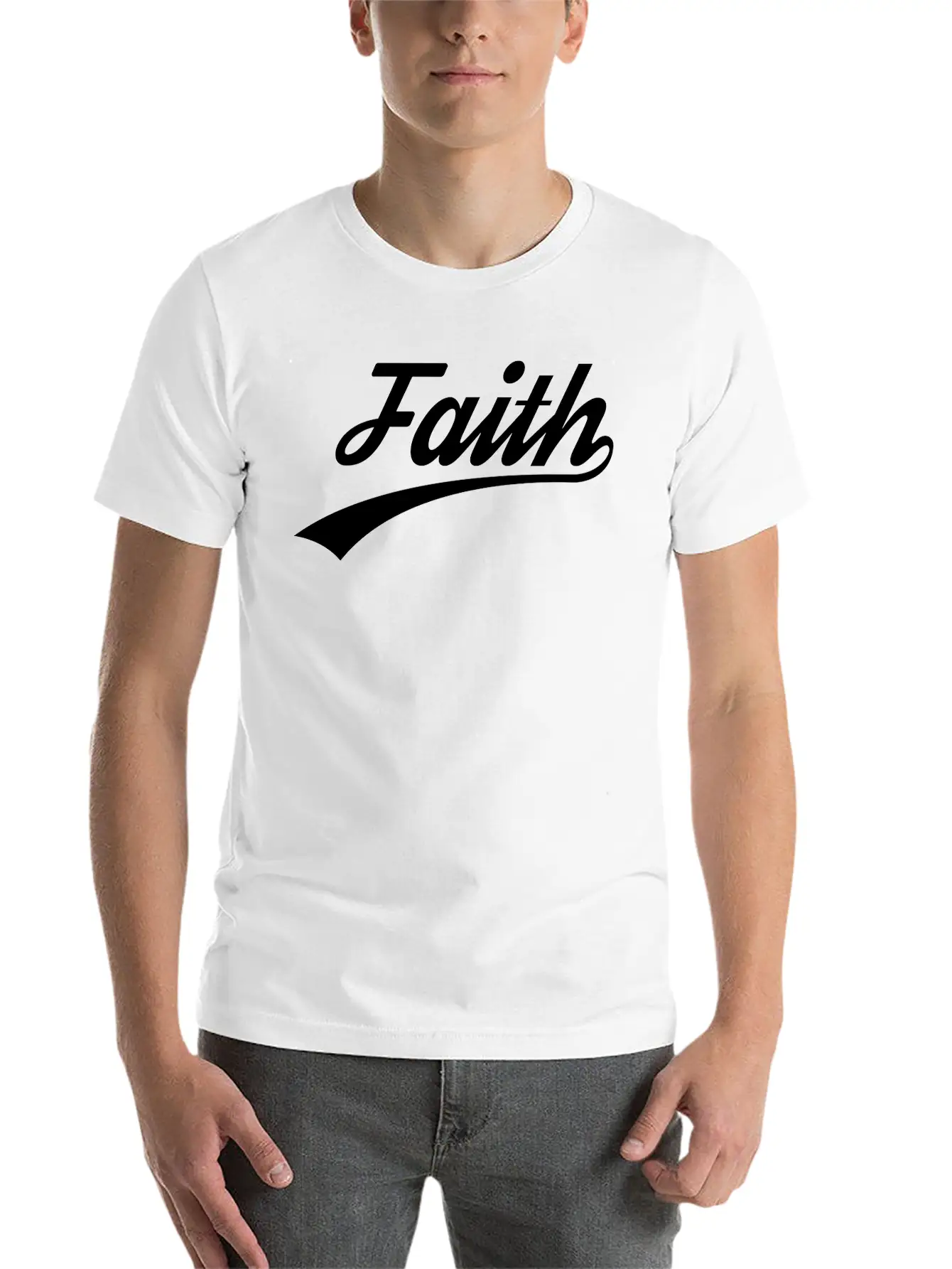 Faith,Christian, Faith, Jesus, Bible, Love, Bible Breathable Soft Cotton T-Shirt – Timeless Casual Look