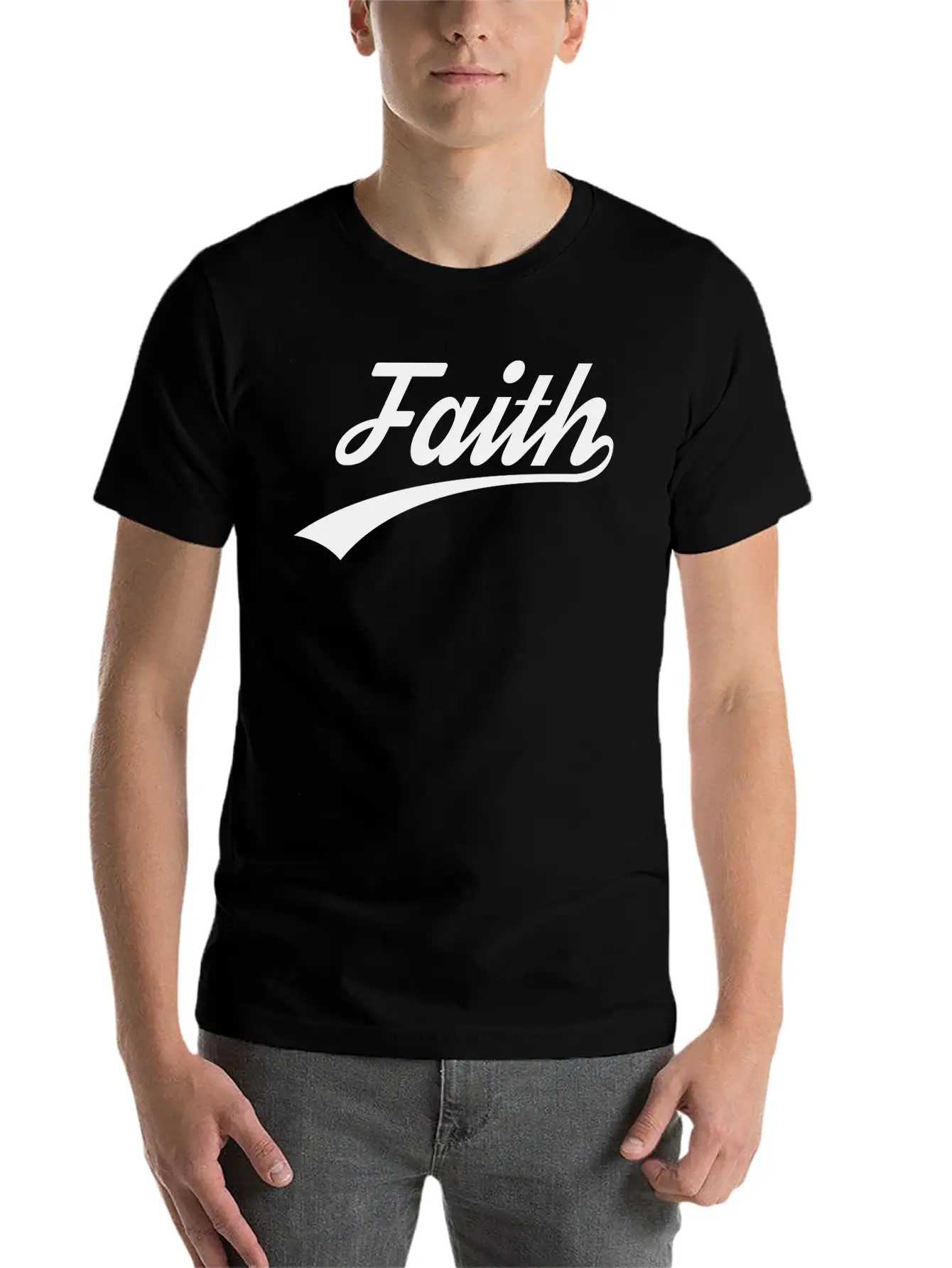 Faith,Christian, Faith, Jesus, Bible, Love, Bible Breathable Soft Cotton T-Shirt – Timeless Casual Look