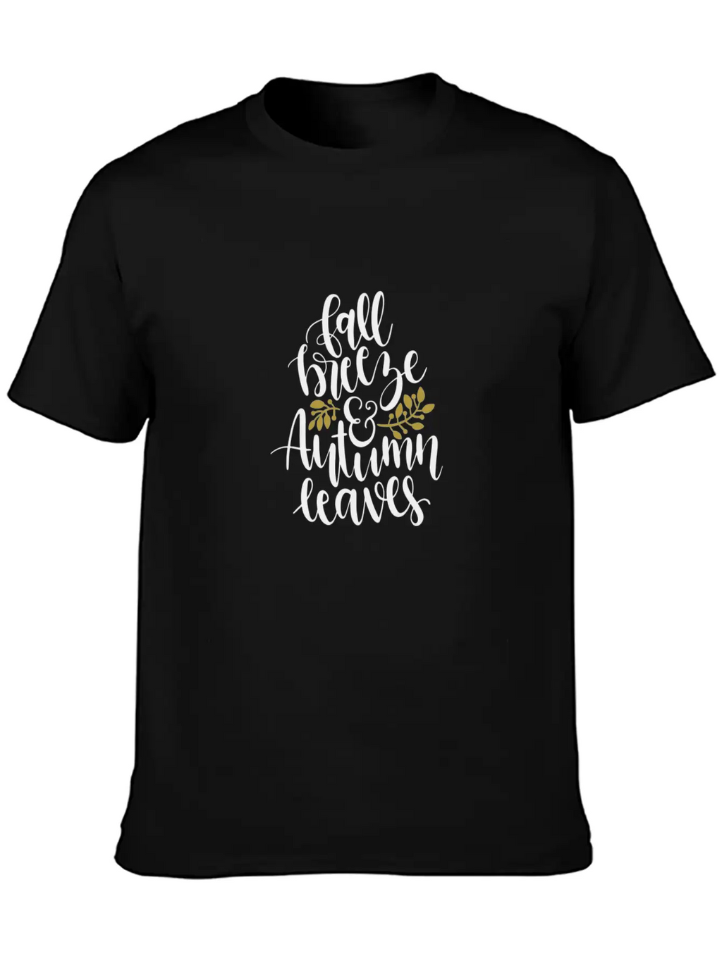 Fall Breeze And Autumn Leaves Essential Cotton Tee For Daily Outfits – Unisex Style