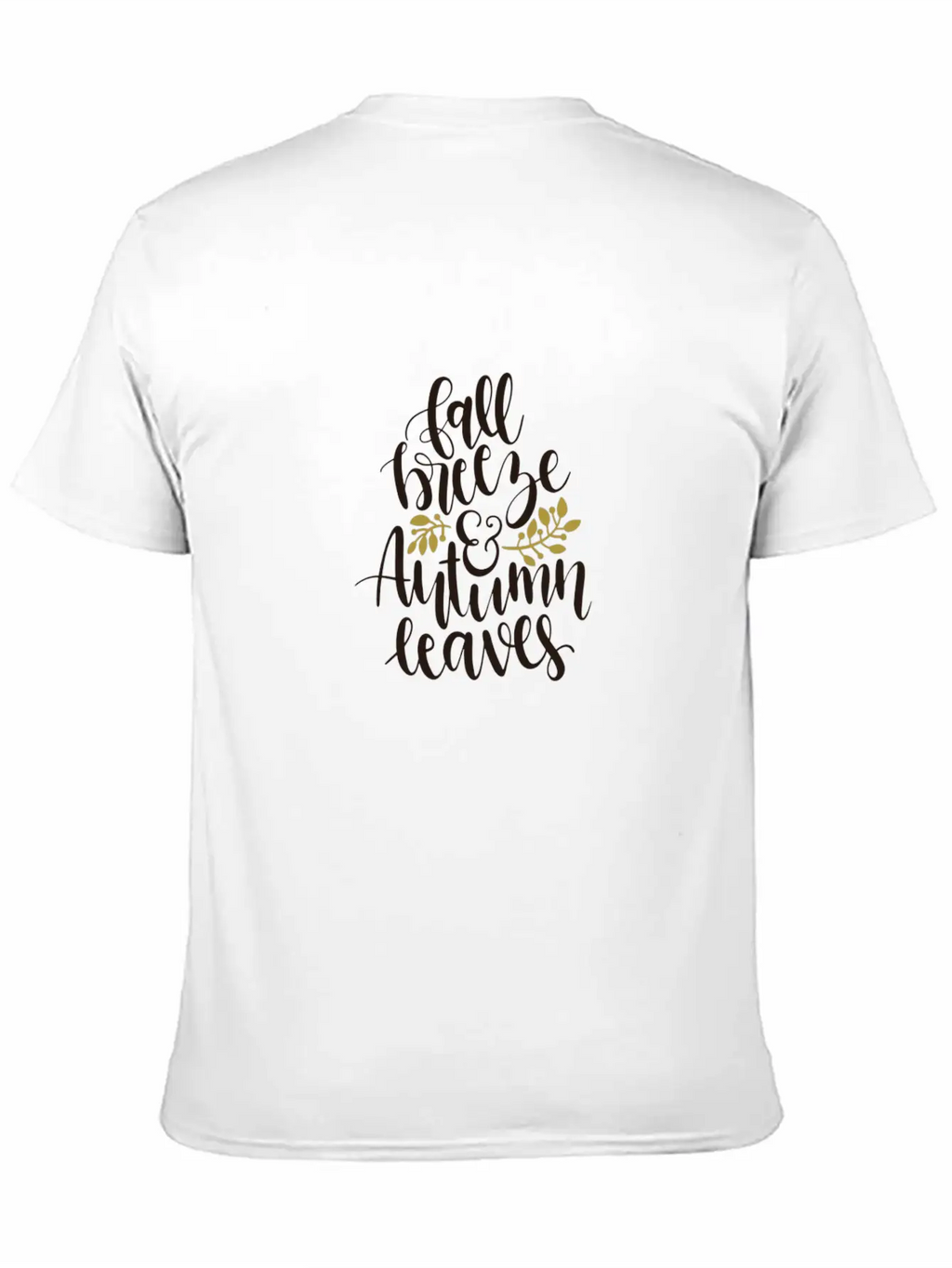 Fall Breeze And Autumn Leaves Essential Cotton Tee For Daily Outfits – Unisex Style