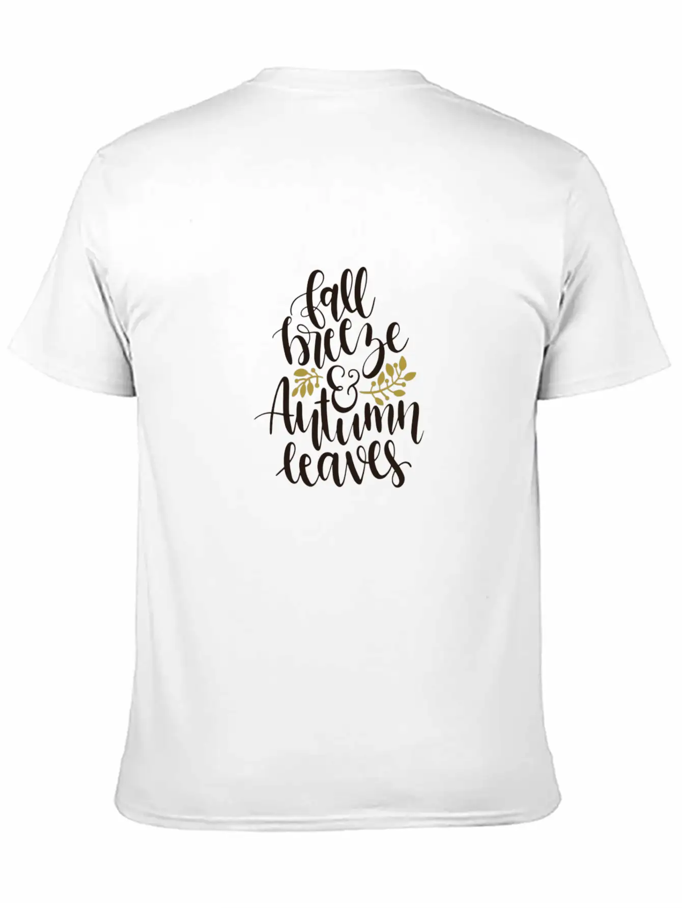 Fall Breeze And Autumn Leaves Essential Cotton Tee For Daily Outfits – Unisex Style