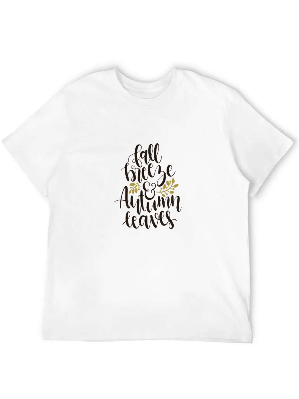 Fall Breeze And Autumn Leaves Essential Cotton Tee For Daily Outfits – Unisex Style