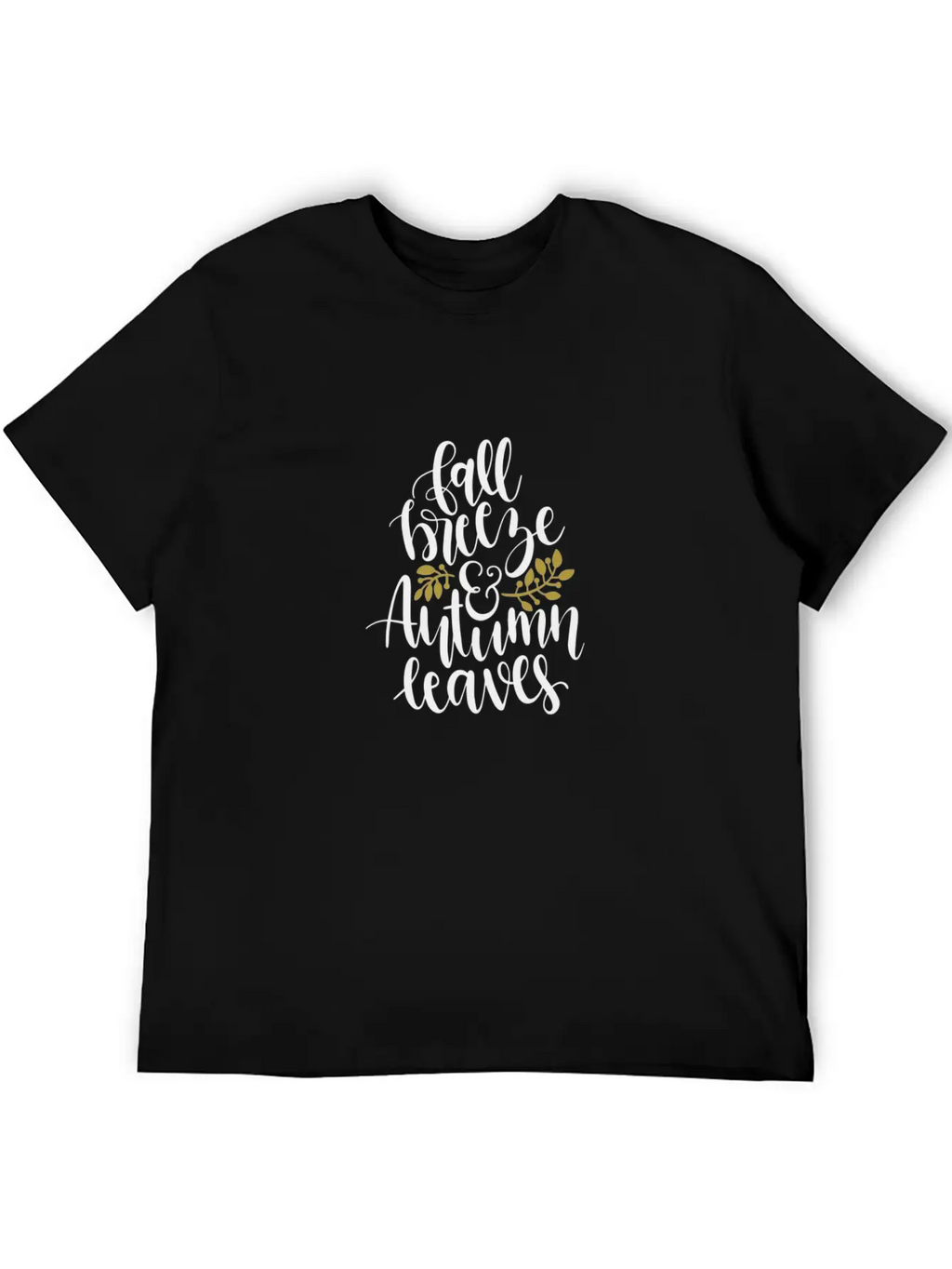 Fall Breeze And Autumn Leaves Essential Cotton Tee For Daily Outfits – Unisex Style