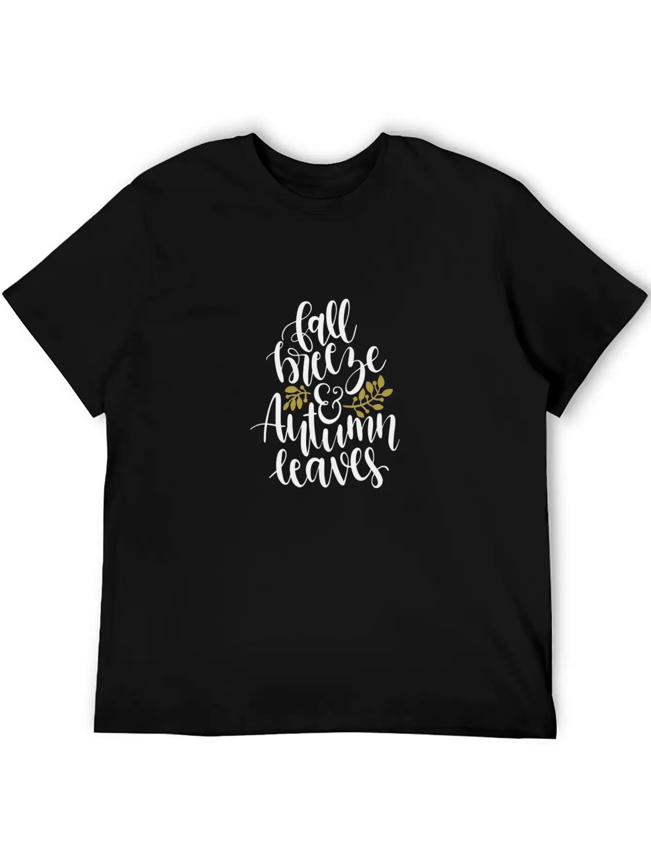 Fall Breeze And Autumn Leaves Essential Cotton Tee For Daily Outfits – Unisex Style