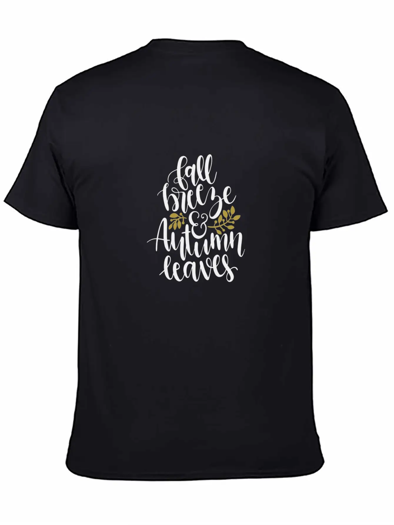 Fall Breeze And Autumn Leaves Essential Cotton Tee For Daily Outfits – Unisex Style