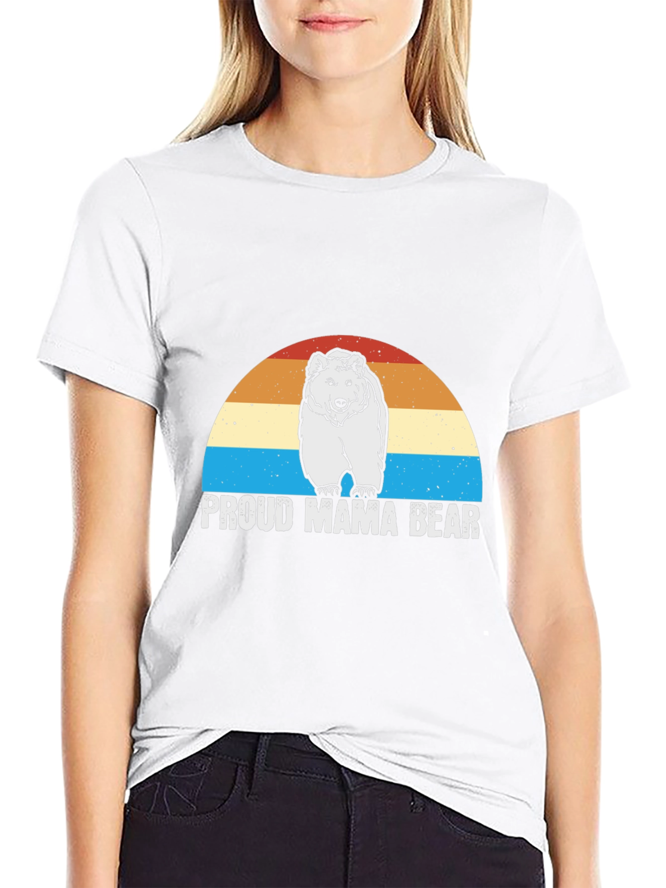Proud Mama Bear Graphic T-Shirt