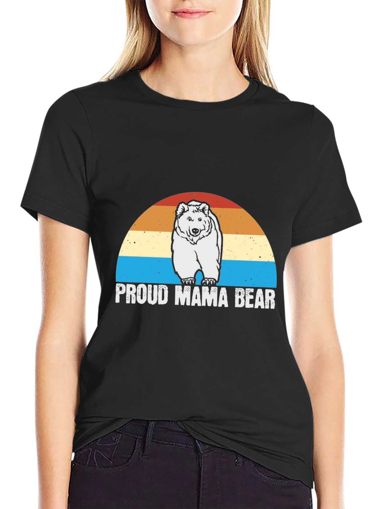 Proud Mama Bear Graphic T-Shirt