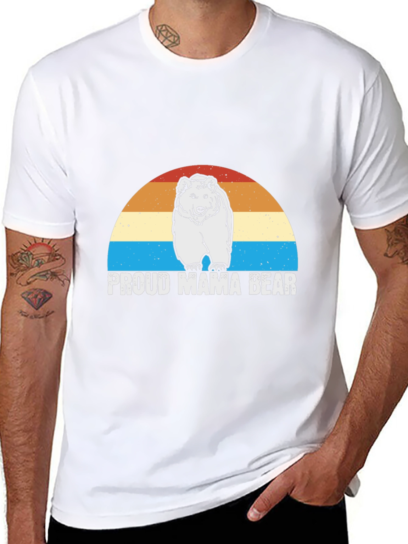 Proud Mama Bear Graphic T-Shirt