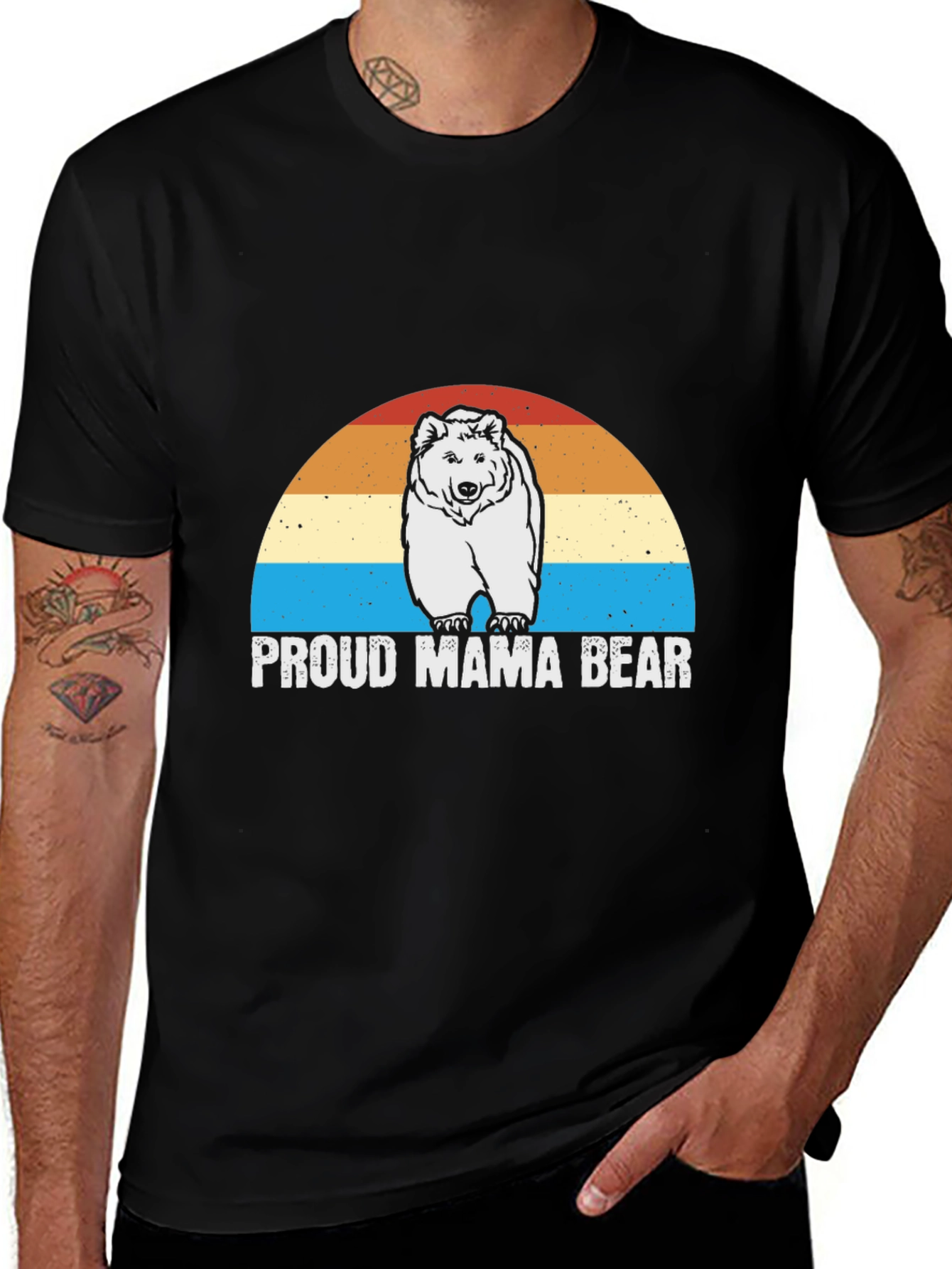 Proud Mama Bear Graphic T-Shirt
