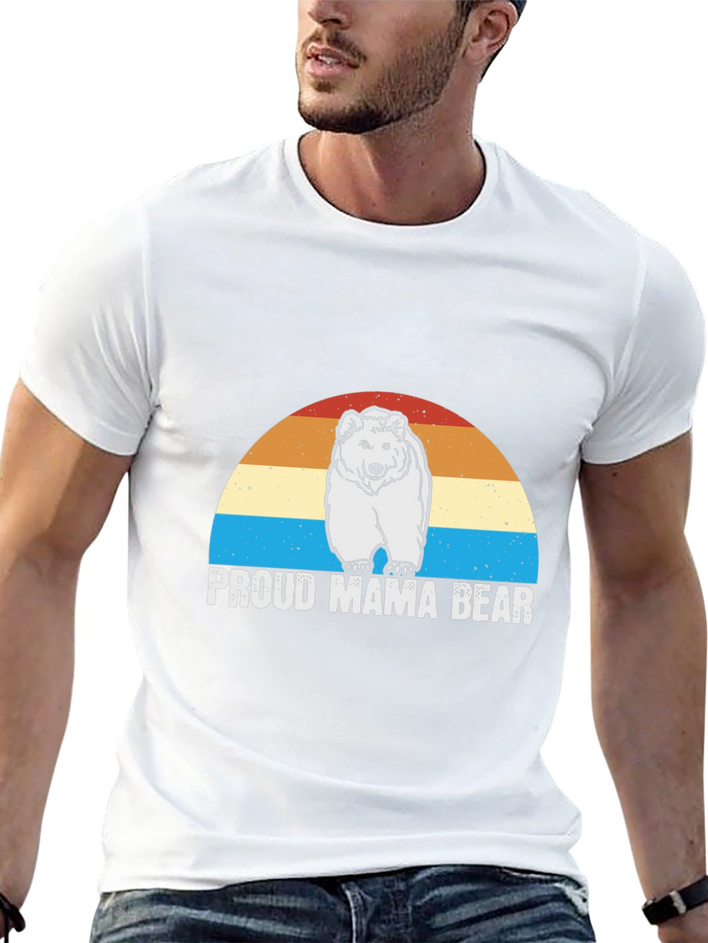 Proud Mama Bear Graphic T-Shirt