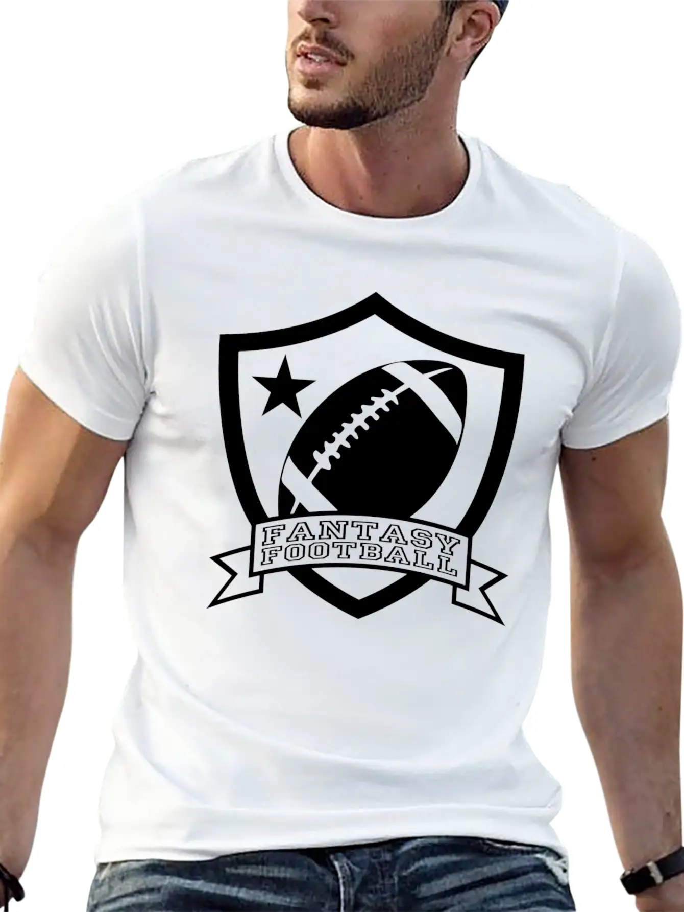 Fantasy Football Unisex Casual T-Shirt – Clean Design For Daily Comfort