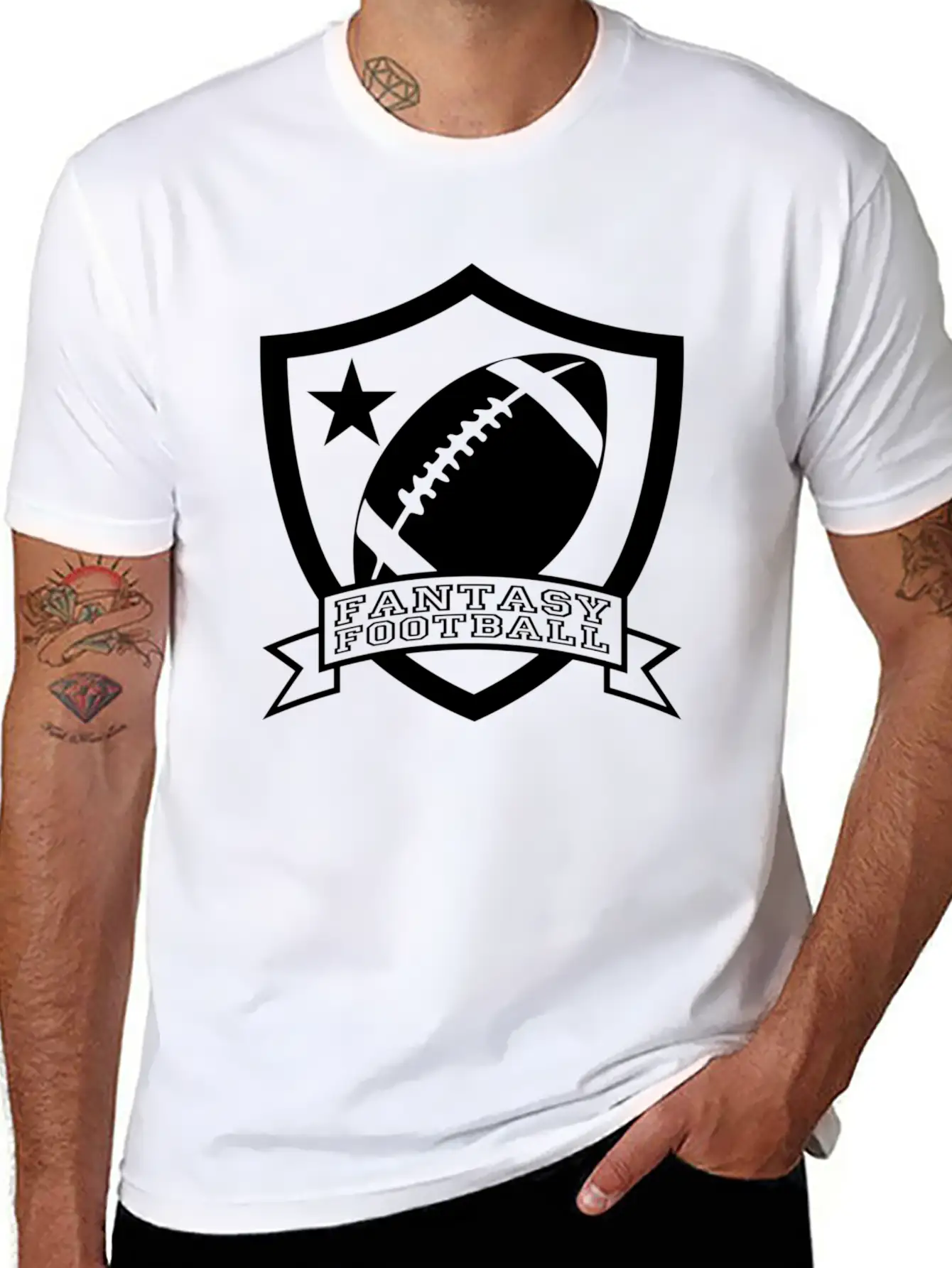 Fantasy Football Unisex Casual T-Shirt – Clean Design For Daily Comfort