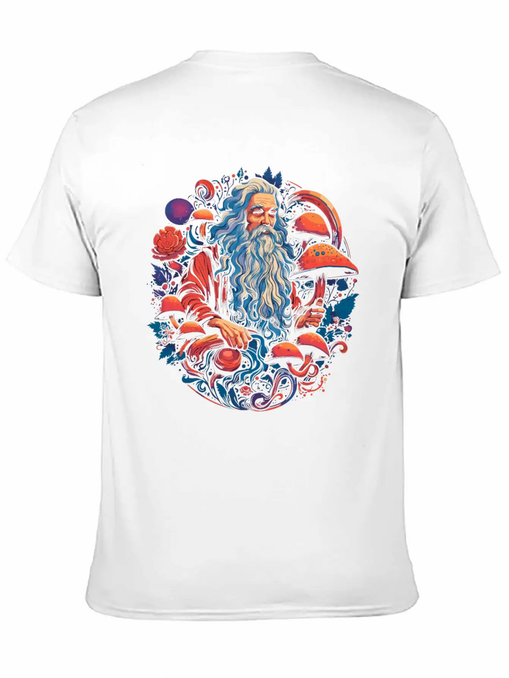 Fantasy Mushroom | Forest | Nature | Goa Festival Casual Graphic T-Shirt – Simple And Comfortable Daily Wear