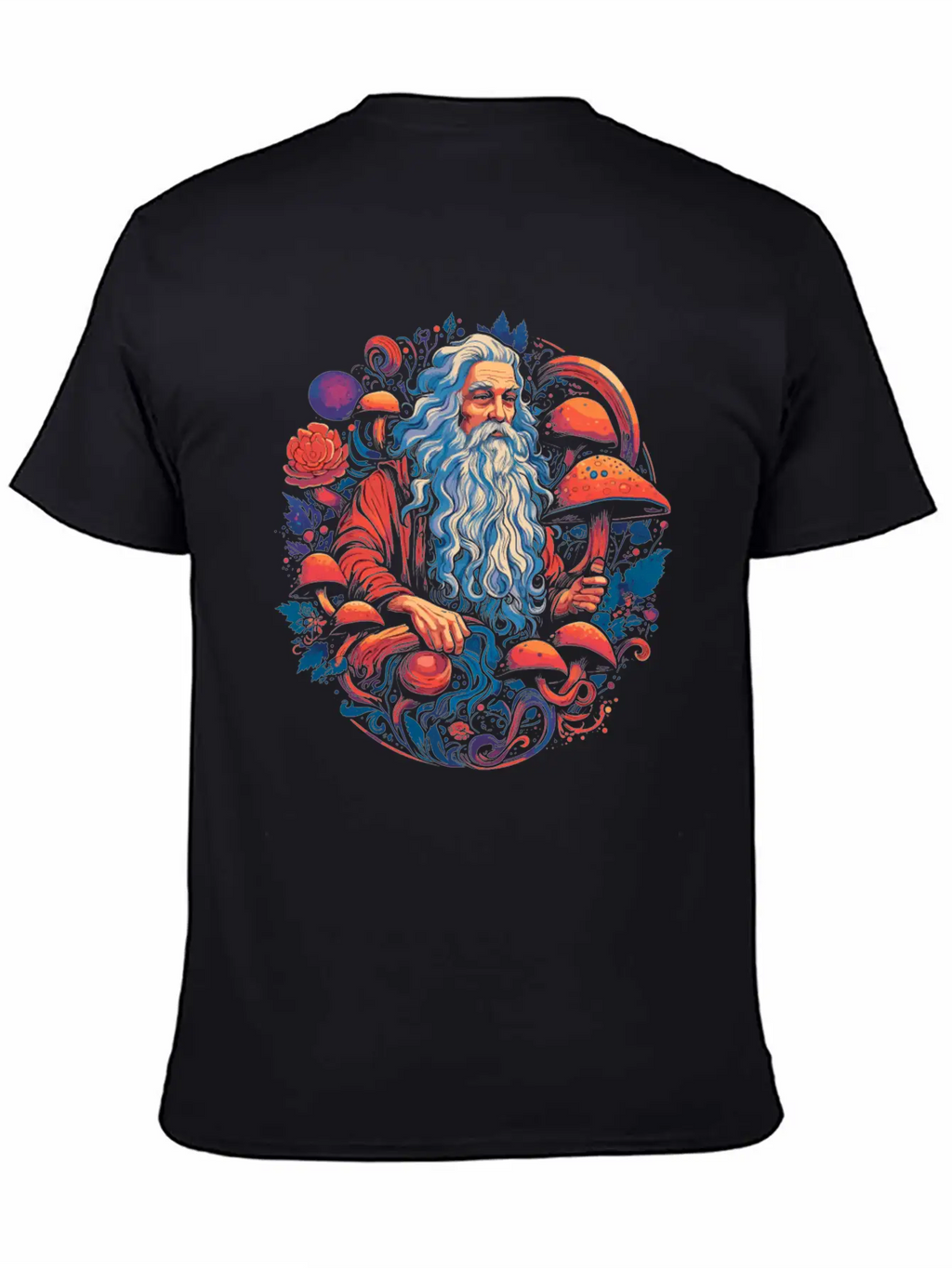 Fantasy Mushroom | Forest | Nature | Goa Festival Casual Graphic T-Shirt – Simple And Comfortable Daily Wear