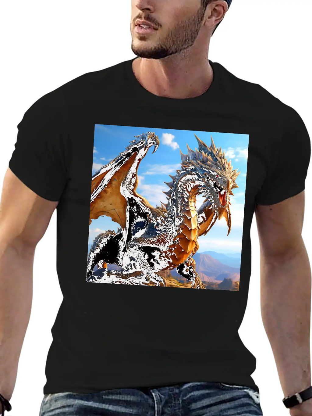 Fashion Casual Graphic T-Shirt – Simple And Comfortable Daily Wear