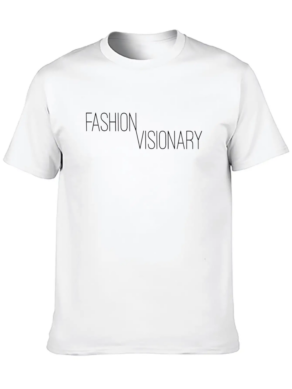 Fashion Visionary Unisex Casual T-Shirt – Clean Design For Daily Comfort