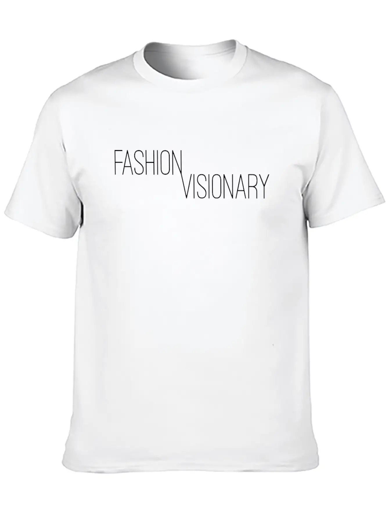 Fashion Visionary Unisex Casual T-Shirt – Clean Design For Daily Comfort