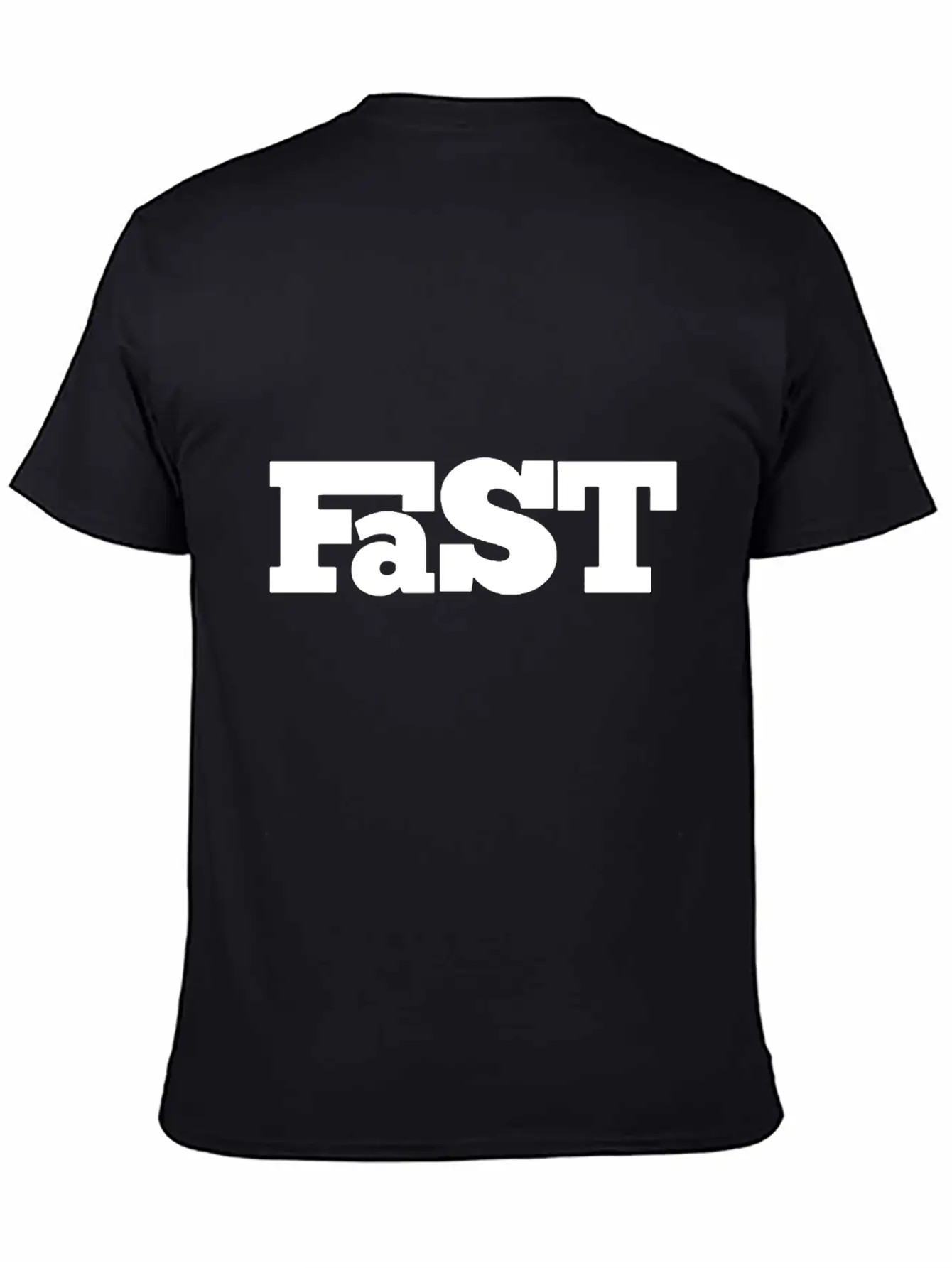Fast Only Letter Funny Unisex Casual T-Shirt – Clean Design For Daily Comfort