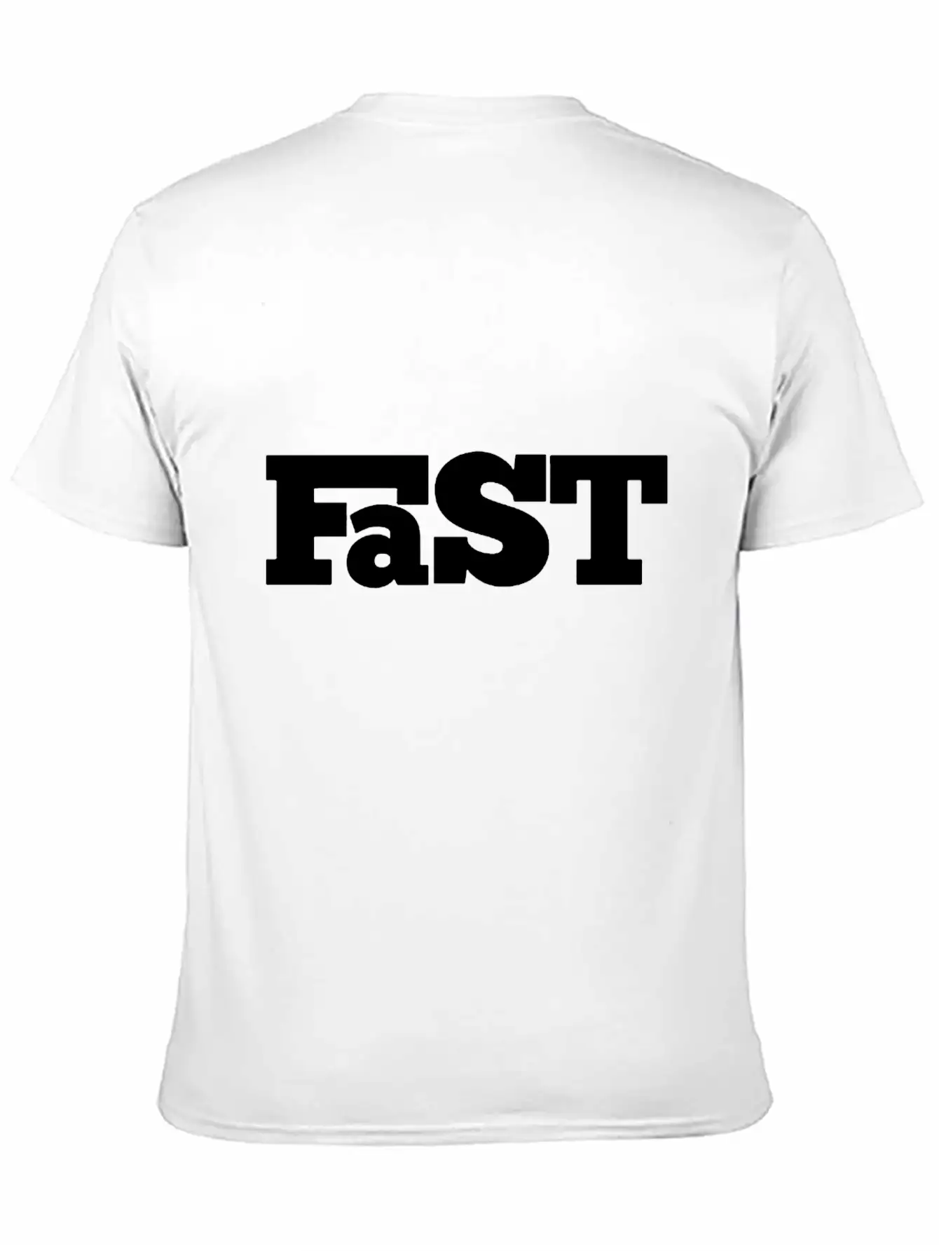 Fast Only Letter Funny Unisex Casual T-Shirt – Clean Design For Daily Comfort