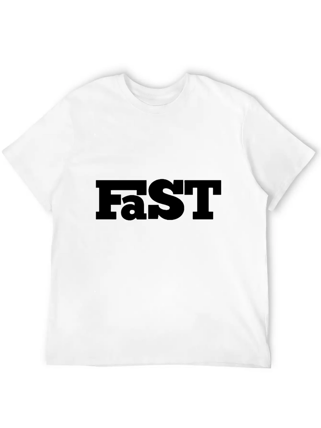 Fast Only Letter Funny Unisex Casual T-Shirt – Clean Design For Daily Comfort