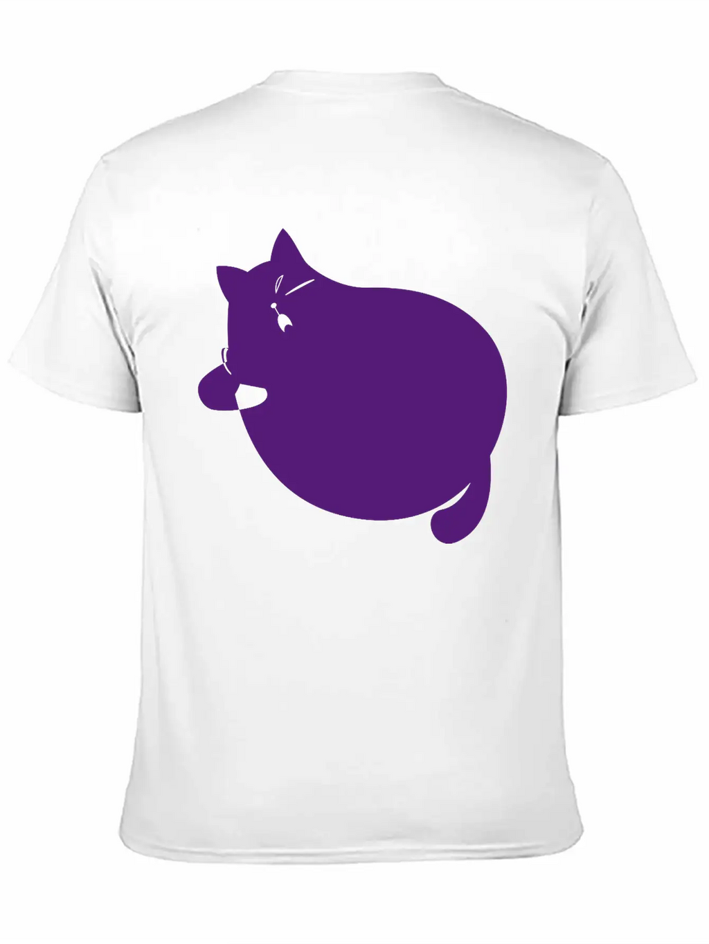 Fat Cat Unisex Short Sleeve Soft Cotton T-Shirt – Casual Everyday Wear