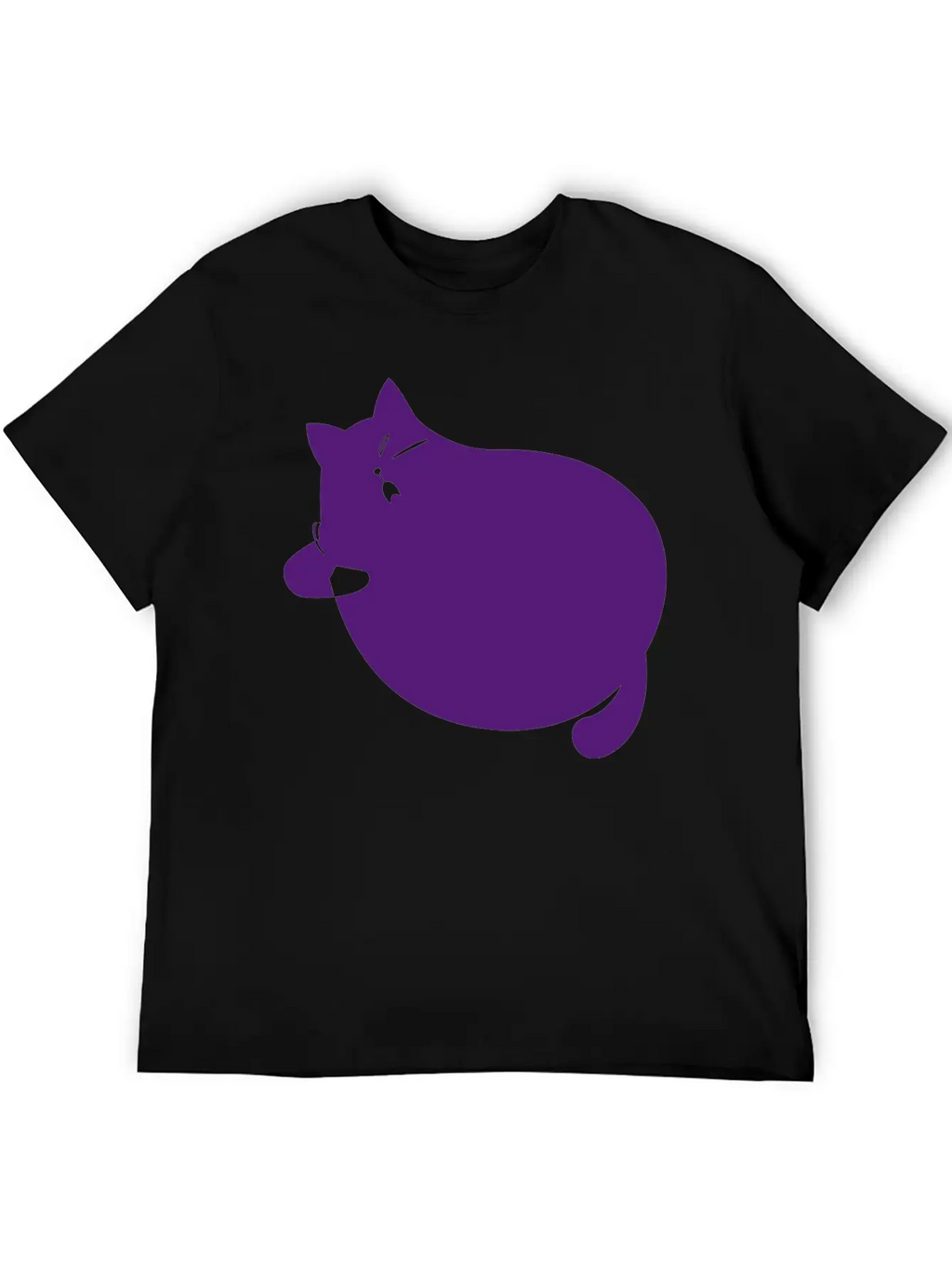 Fat Cat Unisex Short Sleeve Soft Cotton T-Shirt – Casual Everyday Wear