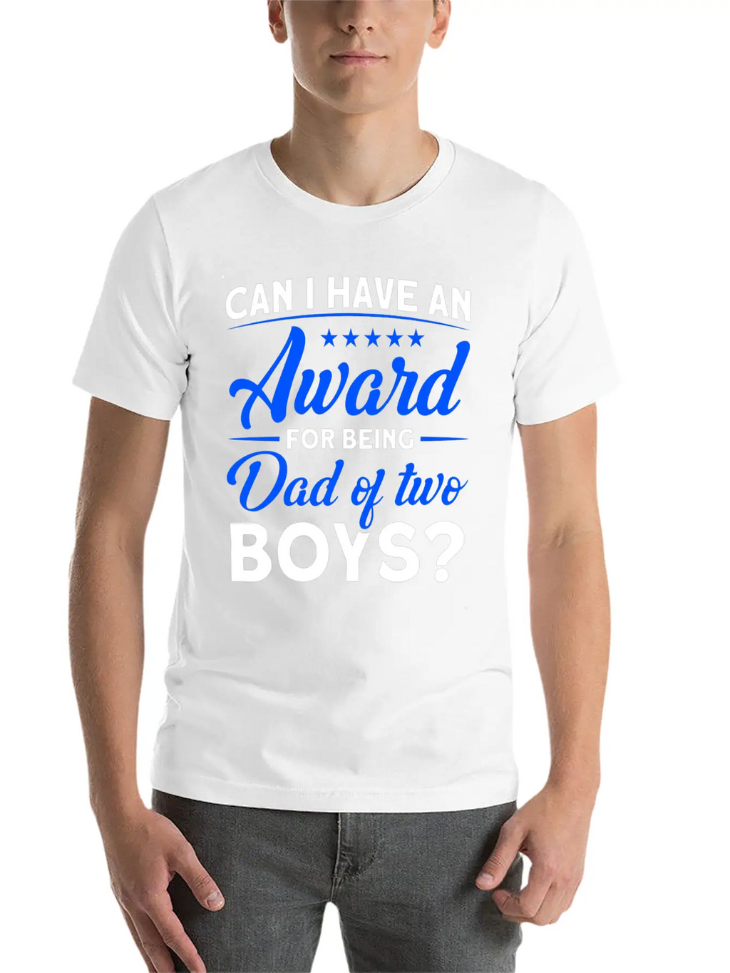 Fathers Day Award For Being Dad Of The Boys Dad Stylish Everyday T-Shirt – Unisex Basic Cotton Tee